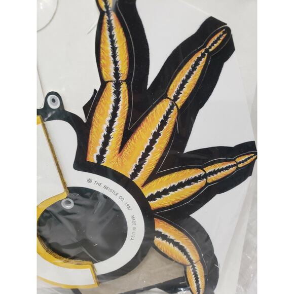 1987 Vintage BEISTLE Halloween SPIDER on Web Honeycomb Paper Hanging Decor retro - Picture 9 of 9